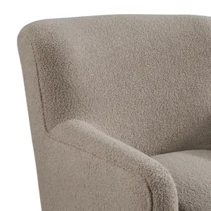 Deacon Swivel Chair in Feather Tan