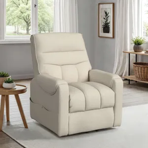 Desoto Power Lift Chair in Sahara Cream