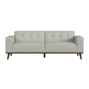 Destiny Sofa with Wood Front in Palmer Smoke