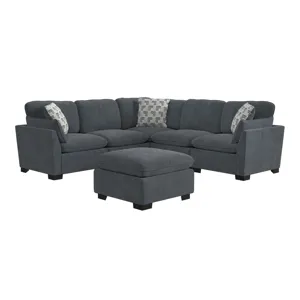 Deville Modular Ottoman in Kymberly Navy