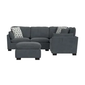 Deville Modular Ottoman in Kymberly Navy
