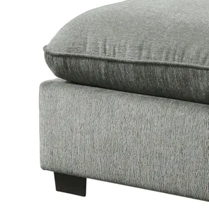 Deville Modular Ottoman in Nova Grey
