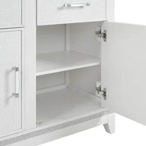 Diedra Server and Hutch in White