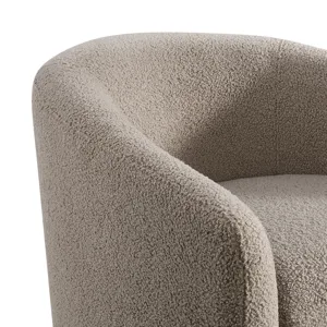 Dior Swivel Chair in Feather Tan