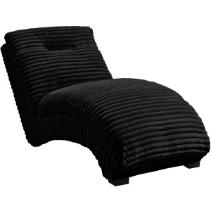 Dominick II Chaise in Masis Black