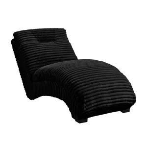 Dominick II Chaise in Masis Black