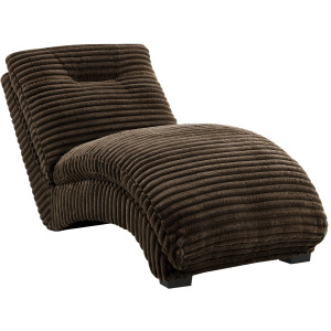 Dominick II Chaise in Masis Espresso