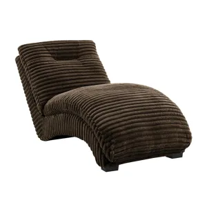Dominick II Chaise in Masis Espresso