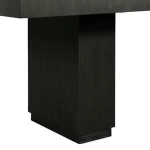 Donovan Rectangular Standard Height Dining Table in Black