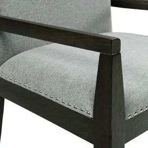 Donovan Upholstery Arm Chair Dark (2 Per Pack)