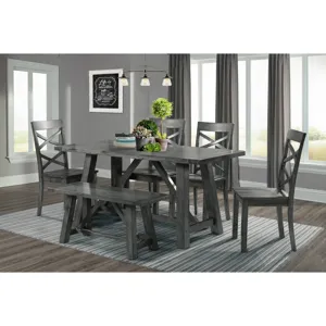 Renegade 6pc Dining Set Grey