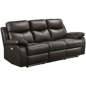 Dryden Power Motion Sofa in Aviarah Brown