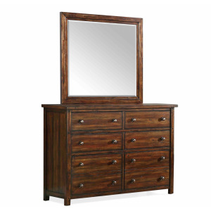 Dawson Creek Dresser & Mirror Set