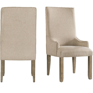 Stone Parson Arm Chair Gray Finish