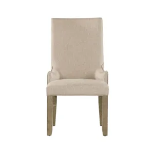 Stone Parson Arm Chair Gray Finish (2 Per Pack)