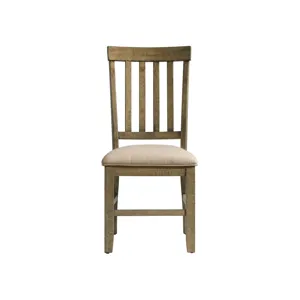 Stone Side Chair Gray Finish (2 Per Pack)