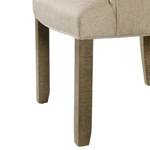 Stone Parson Arm Chair Gray Finish (2 Per Pack)