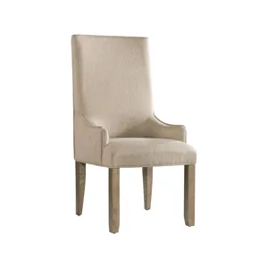 Stone Parson Arm Chair Gray Finish (2 Per Pack)