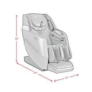 Ease Massage Chair in Black PU (Single Pack)