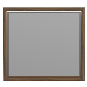 Brisbane Mirror with LED in Brown