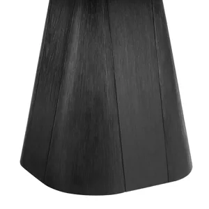 Edison Square Dining Table in White and Black