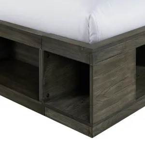 Elation King Storage Bed Complete (Cubby Storage)