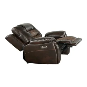 El Camino Power Motion Recliner with Power Headrest in Marietta Brown