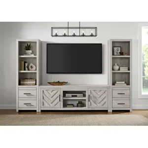 Eleanor 71" TV Console without Fireplace Insert in White