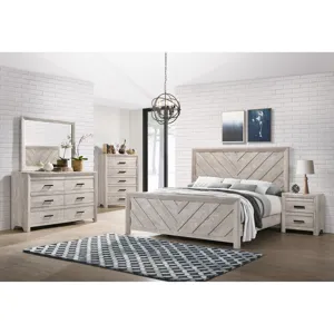 Eleanor King Bed in White