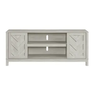 Eleanor 70\" TV Stand with Sliding Door in White