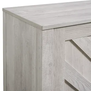 Eleanor 60\" TV Stand with Sliding Door in White