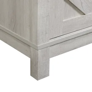 Eleanor 60\" TV Stand with Sliding Door in White