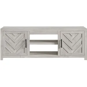 Eleanor 71" TV Console without Fireplace Insert in White