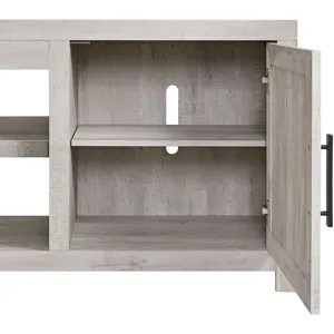 Eleanor 71" TV Console without Fireplace Insert in White