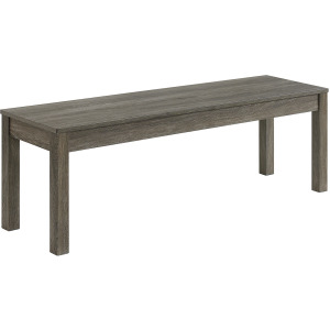 Eleanor Dining Bench in Mocha Grey