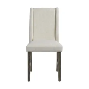 Eleanor Dining Side Chair with Heirloom Fabric in Mocha Grey (2 Per Carton)