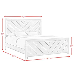Eleanor King Bed in Mocha Grey
