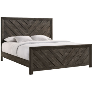 Eleanor King Bed in Mocha Grey