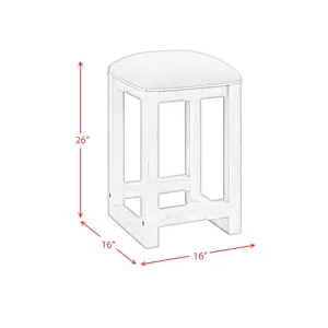 Eleanor Nesting Bar Table Single Pack (2 Tables + 3 Stools) in White