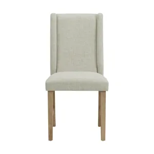 Eleanor Dining Side Chair with Heirloom Fabric in Brown (2 Per Carton)