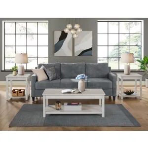 Eleanor Three Pack Occasional Set in White