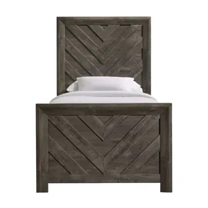 Eleanor Twin Bed in Mocha Grey