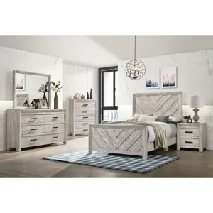 Ellen Full Bed White