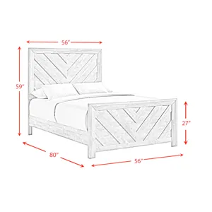 Ellen Full Bed White