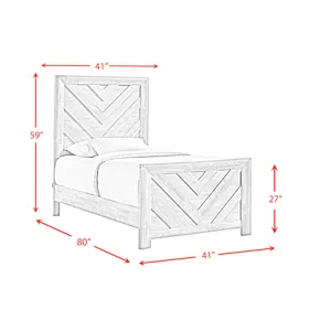 Ellen Twin Bed White