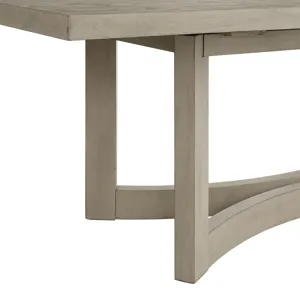 Elma Rectangular Dining Table with 18\" Leaf in Almond