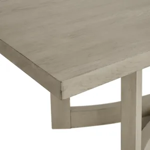 Elma Rectangular Dining Table with 18\" Leaf in Almond