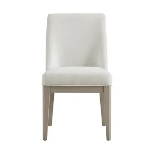 Elma Dining Side Chair with White Fabric in Almond (2 Per Carton)