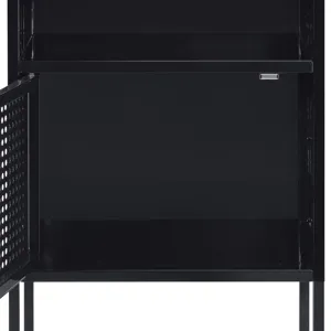 Ember Nightstand (C-1094) BLACK NIGHTSTAND W/ USB