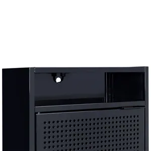 Ember Nightstand (C-1094) BLACK NIGHTSTAND W/ USB
